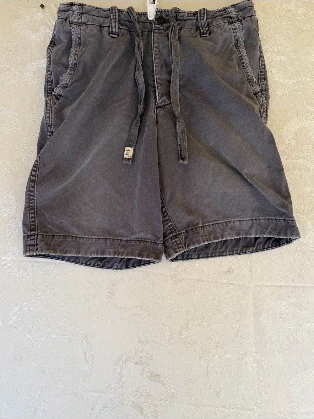 Vintage Y2K Paratrooper Abercrombie & Fitch thick Men's  Charcoal Shorts